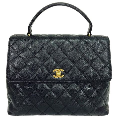 chanel top handle bag vintage|vintage chanel evening bags.